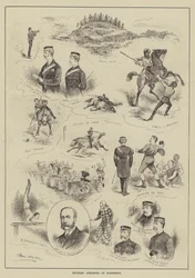 Athlétisme militaire à Aldershot